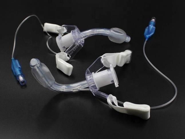 Medical Sterile PVC Disposable Tracheostomy Tube Different Types Cuffed