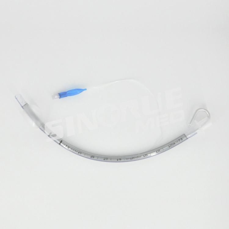Hospital Disposable Medical Reinforced Endotracheal Tube with Pre-Loaded Stylet