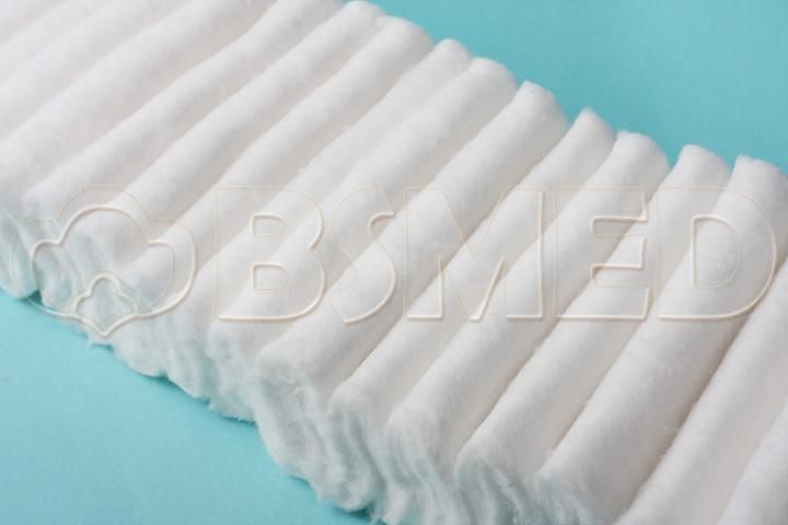 Medical Products Zig-Zag Medical Cotton Wool with Ce/FDA/ISO13485