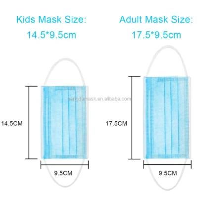 3 Ply Disposable Face Mask with Eye Protection Shield
