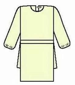 Disposable Hydrostatic Isolation Gown ASTM Level 2 Yellow