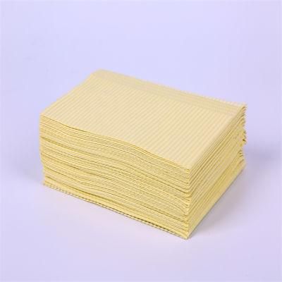 Good Quality Waterproof Dental Colorful Common Size Disposable Dental Bibs