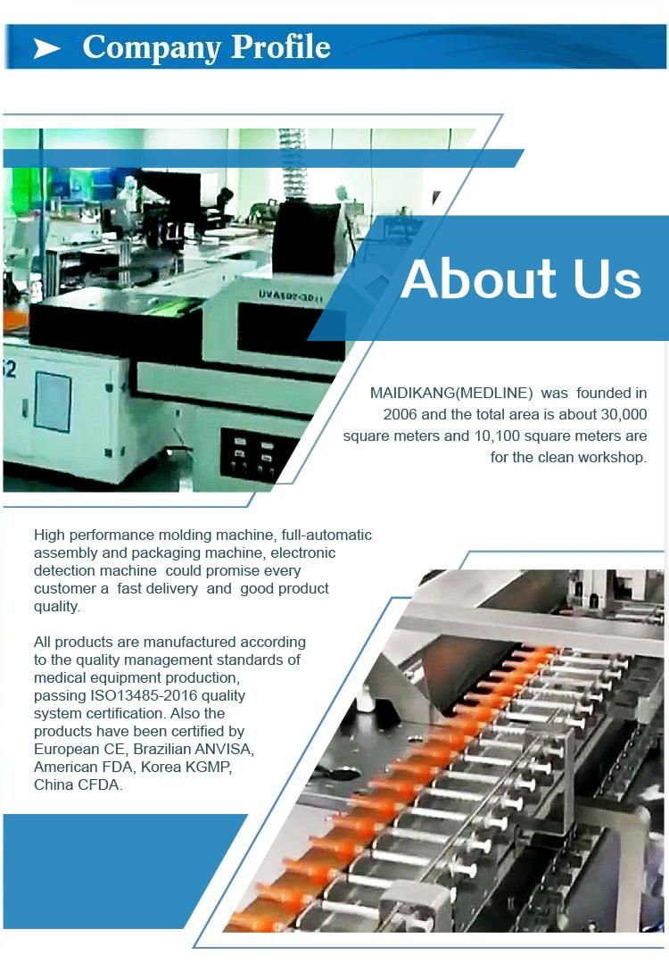 1ml Disposable Syringe Luer Slip with Needle Professional Manufacture with FDA 510K CE&ISO Improved for Vaccine Stock Products and Fast Delivery