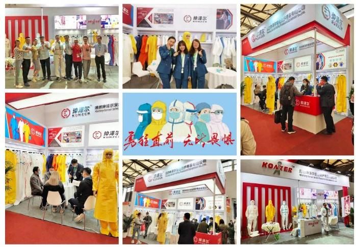 PPE Safety Industrial Breathable CPE /Doctor/Patient/Laboratory Disposable Protective Lab CE En14126 Certificated Overalls