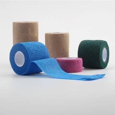 High Quality Self Adhesive Cotton Sports Athletic Exercise Tape Cotton Crepe Bandage