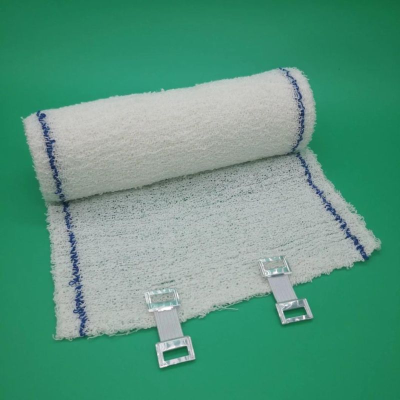 Cotton Elastic Crepe Bandage Latex Free 100% Cotton Yarn