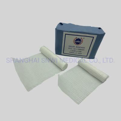 CE&ISO Certificate Gauze Bandage with Woven Sides 5cmx5m