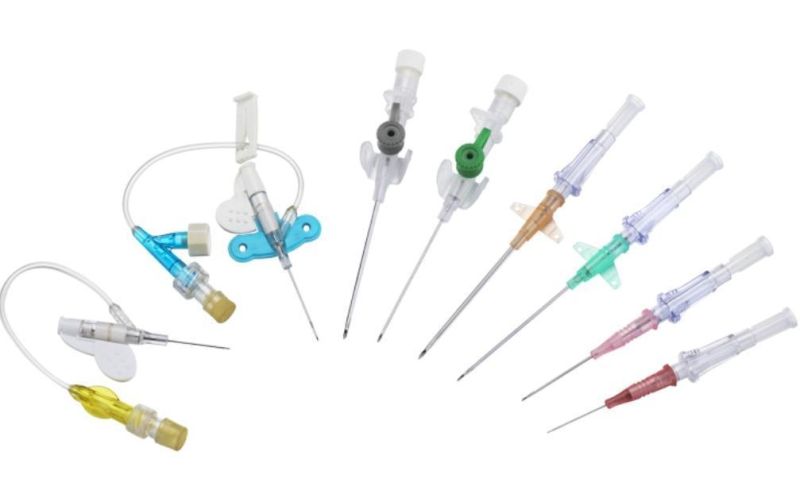 Eo Sterilization IV Cannula with Wings CE ISO