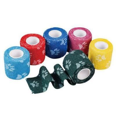 Wholesale Medical Supply Elastic Self-Adhesive Printing Bandage