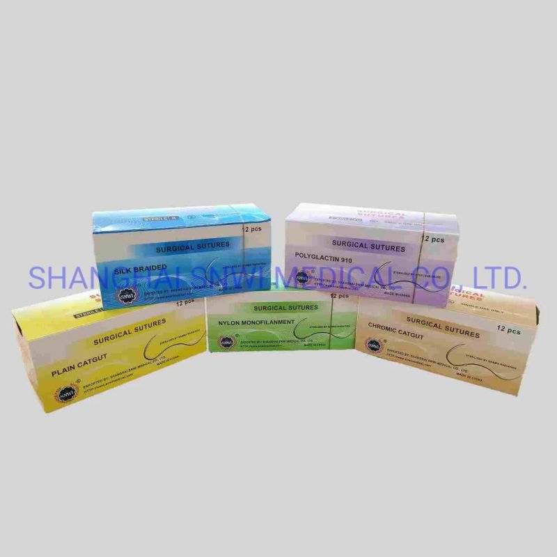 High Quality Medical Disposables Sterile Surgical Suture with Needle