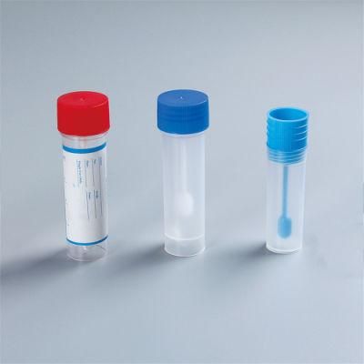 10ml 20ml 30ml 60ml 100ml 120ml Disposable Plastic Specimen Collection Containers for Lab Test