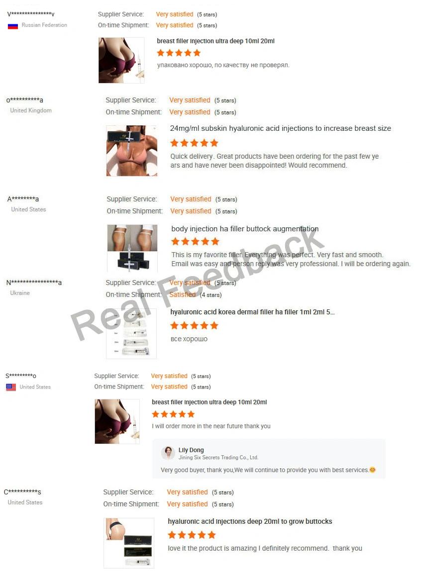 Acide Hyaluronique HIPS Buttocks Liquid Breast Increase Dermal Filler Big Butt Enlargement Hyaluronic Acid Gel Injection 10ml