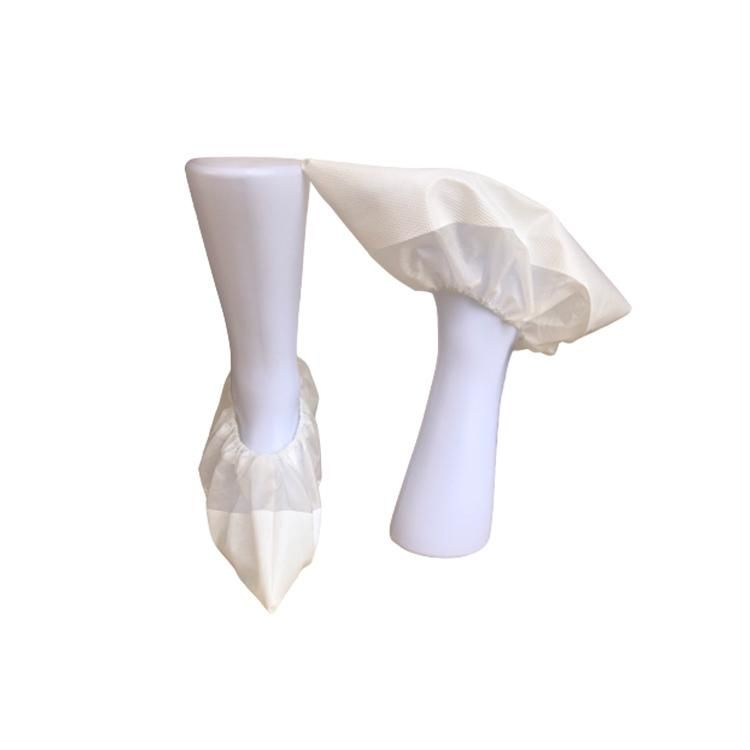 Anti Slip PP+CPE Shoe Covers with Laminated Film