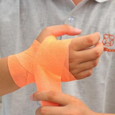 Carrefour Chain Stores Certified Supplier Non-Woven Cohesive Bandage with CE &amp; FDA Approved