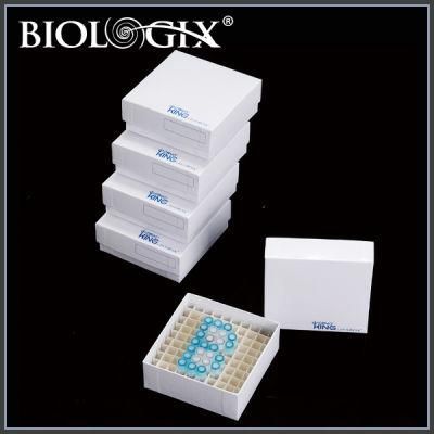 100 -Well 2in White Coating, Matte Coating Durable Cardboard
