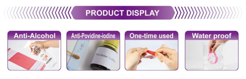 Disposable Medical Written on Waterproof ID Bracelet for Hospital