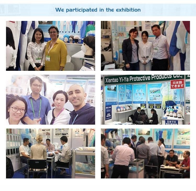 Factory Supplier OEM Disposable Blue SMS Lab Coat Visit Gown