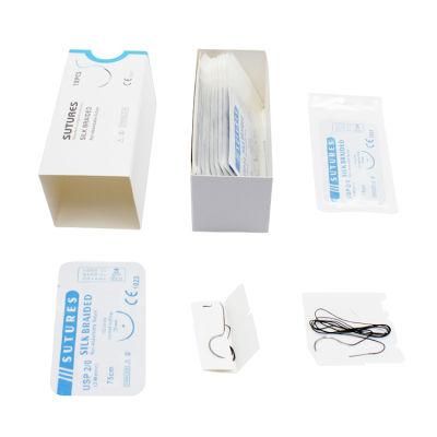 Medical Disposable Sterile Surgical Suture with Needle