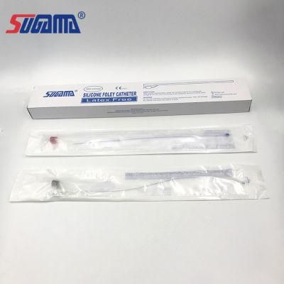 Foley Catheter Disposable Sterile Silicone Coated Latex Foley Balloon Catheter