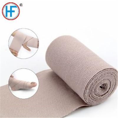Disposable Medical Hospital Gauze Supply Skin Color High Elastic Cotton Crepe Bandage Factory with CE FDA