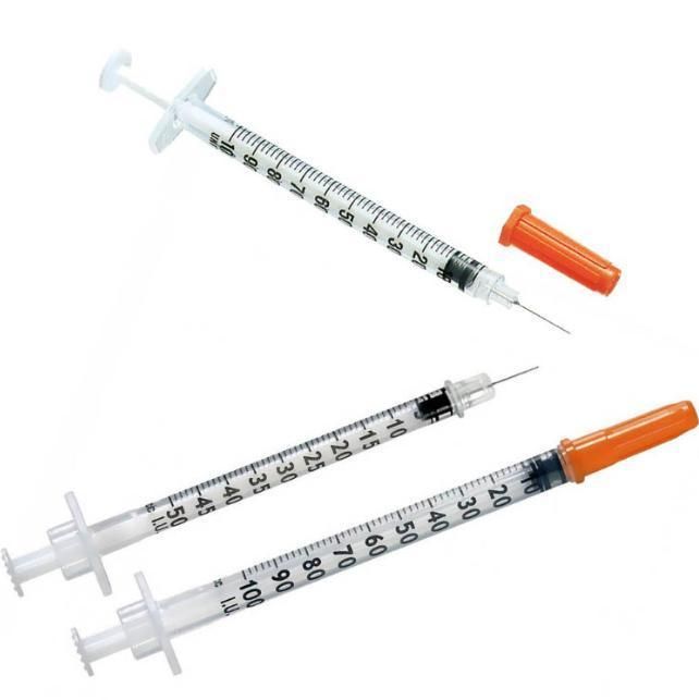 Sterile High Quality Disposable Insulin Syringe 0.5ml 1ml