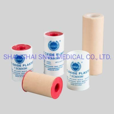 CE ISO Approved Disposable Medical Zinc Oxide Plaster with Tin Package