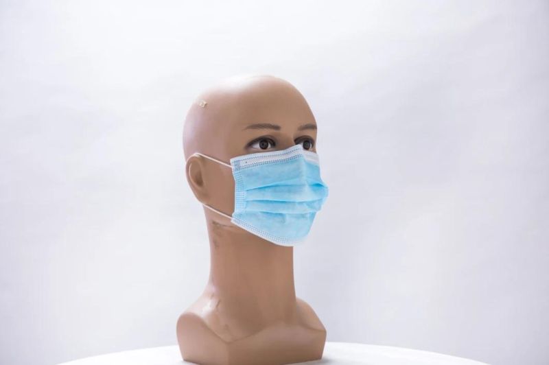 Disposable 3 Ply Earloop Face Mask Tie on