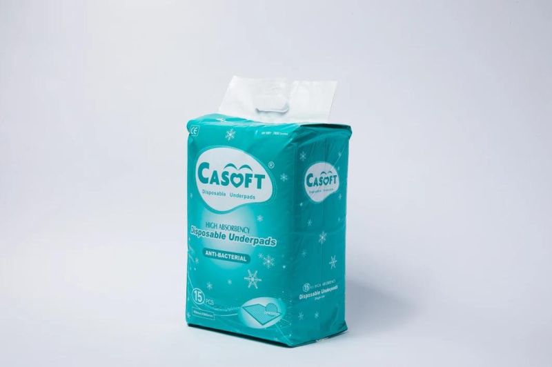 OEM Free Sample Soft Breathable Dry Ultra-Thin Under Pad Adult Disposable Fluff Pulp Material Incontinence Under Pad