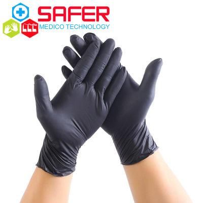 Vinyl Gloves Disposable Black Powder Free for Food High Quality