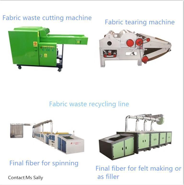 High Adaptability Automatic Textile Waste Recycling Machinery