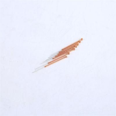 100PCS/Box Trade and Quality Assurance CE Approval Disposable Sterile Copper Handle Aluminum Foil Packing Acupuncture Needles
