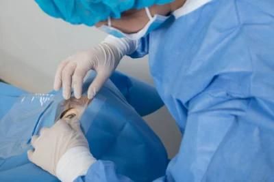 Eo Sterile Non Woven Surgical Ophthalmic Drape / Ophthalmic Surgical Drape Suppliers with CE ISO13485 Certification