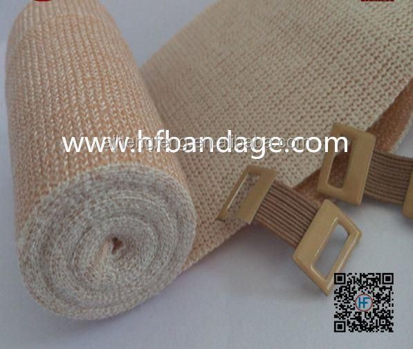 High Elastic Bandage Wrap-Durable Compression Bandage with Clips CE Approval