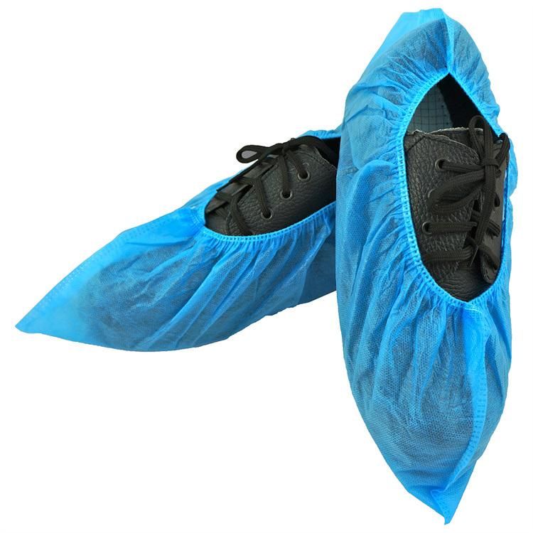 PPE Premium Clean Room Anti Slip Bowling PP Non Woven Disposal Shoe Covers