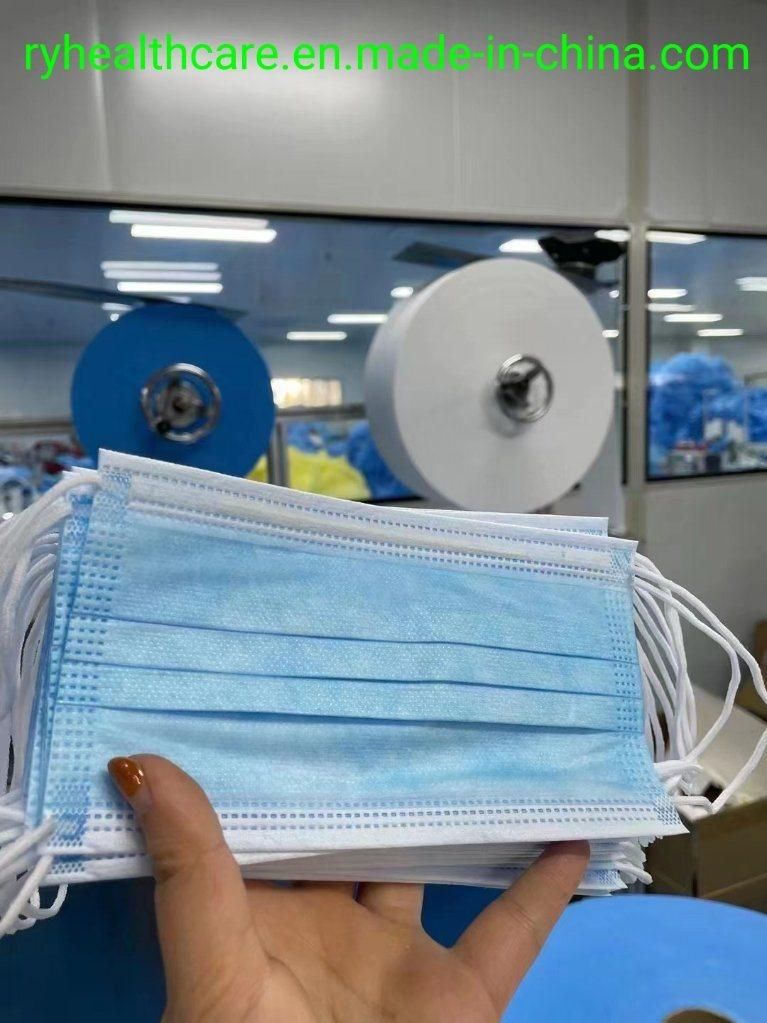 Ear Loop 3ply Non Woven Face Mask