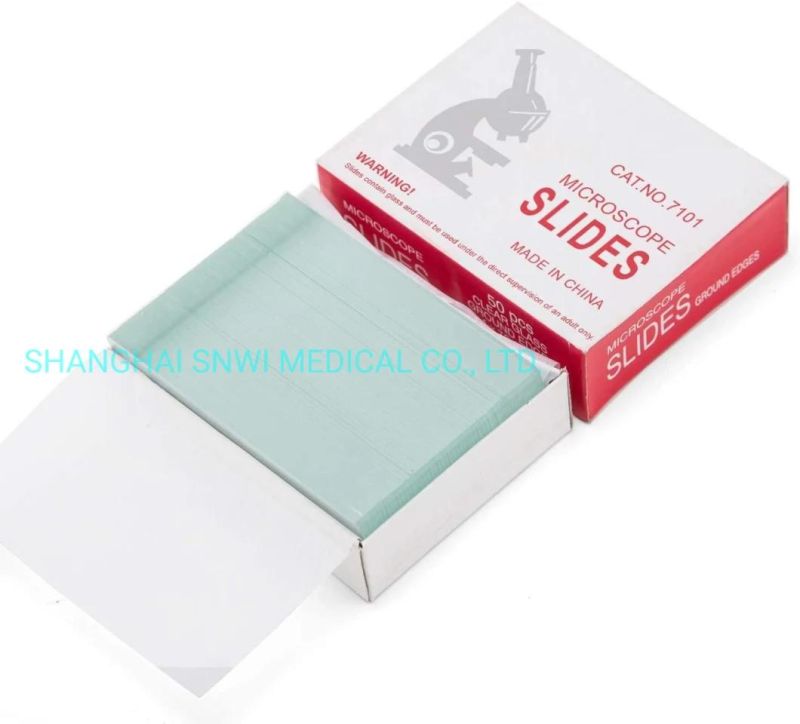 Disposable Medical Laboratory 22*22mm 24*24mm 24*50mm Cover Glass and Microscope Slides