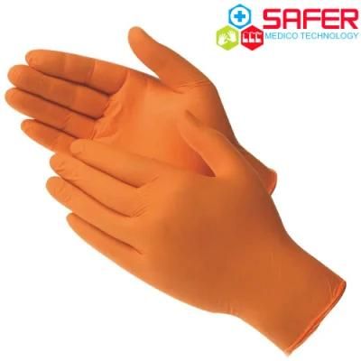 Disposable Powder Free Nitrile Diamond Pattern Gloves