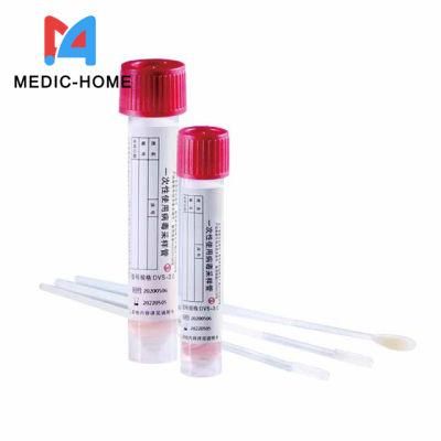 Vtm Disposable Virus Delivery Media Viral Transport Media Virus Sampling Tube Kit 10ml
