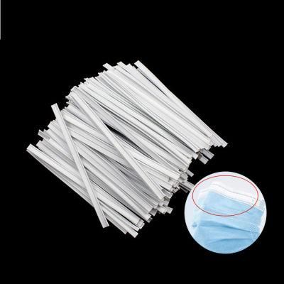 China 3mm 4mm 5mm Nose Wire Single Core Double Core Nose Clip One-Stop Supply Disposable Face Mask Material