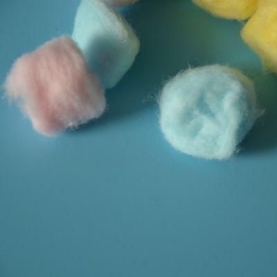 High Quality Absorbent Custom Coloured Organic Cotton Ball Colored