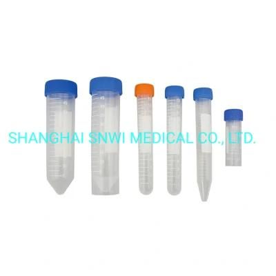 Medical Disposable Lab Conical Bottom Centrifuge Tube with CE ISO Certificate