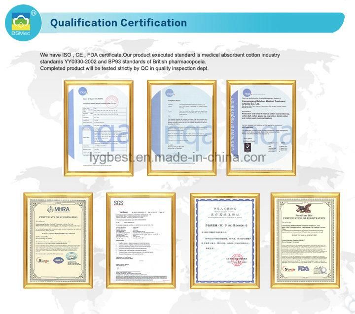Hot Sale Medical Disposable Gauze Swab with FDA Certificate