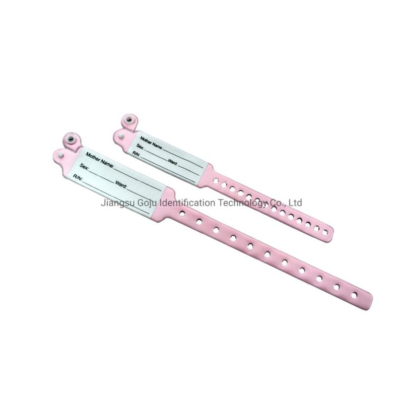 Disposable Soft Medical Written on Mother and Baby Wristband