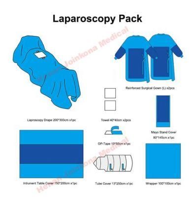 Sterilized Laparoscopy Pack with Surgical Gown