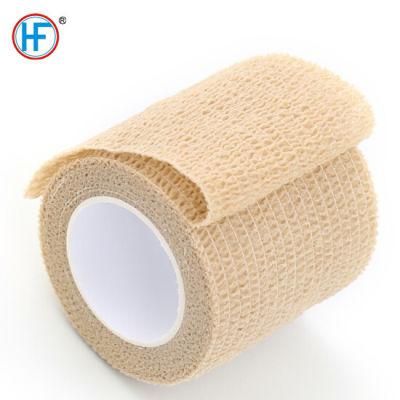 Mdr CE Approved Hengfeng Anti-Allergy Disposable Cohesive Bandage with Wide Range of Colors