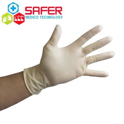 Latex Gloves Malaysia Disposable Powder Medical Grade with High Quality