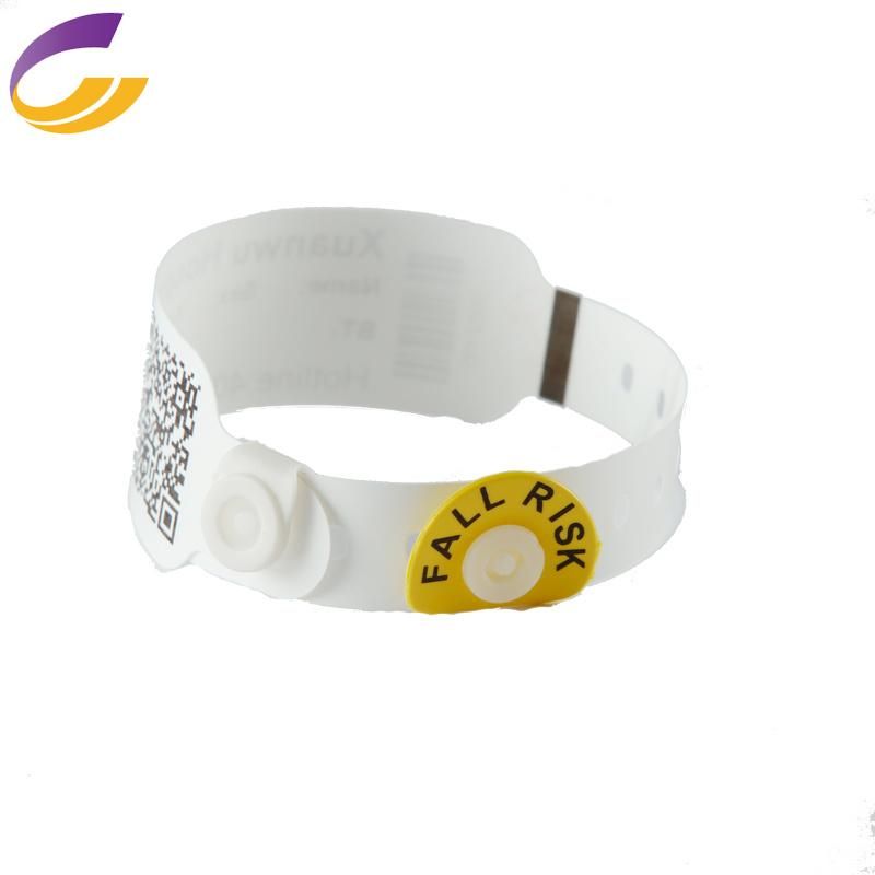Direct Thermal Printable Medical ID Band with Snap
