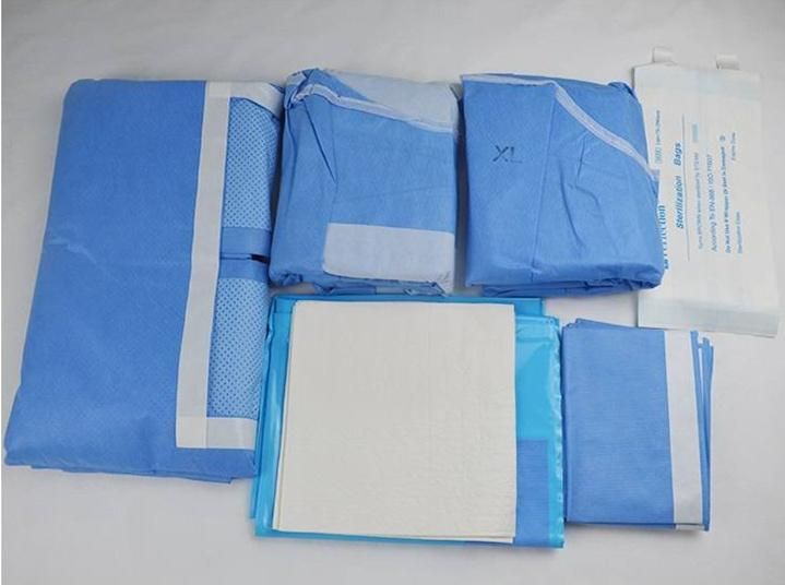 Hospital/Medical/Lab/Dental/Disposable Surgical Pack Eo Sterile Laparotomy Surgical Pack