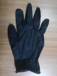China Black Gloves Powder Free Nitrile Synthetic Gloves Exam Safety Screen Gloves for Kitchen