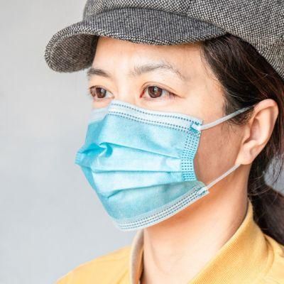 Wholesale 3 Ply Disposable Face Mask Disposable Nonwoven 3ply Medical Face Mask